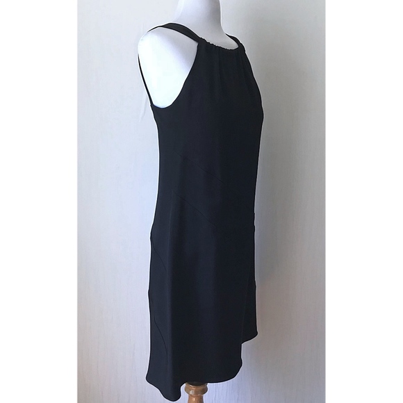 Sleeveless Black Shift Dress by Jean Michel - Picture 2 of 8
